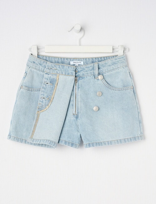 Switch Denim Skort, Blue product photo View 06 L