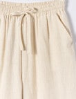 Switch Linen Blend Wide Leg Pant, Natural product photo View 02 S