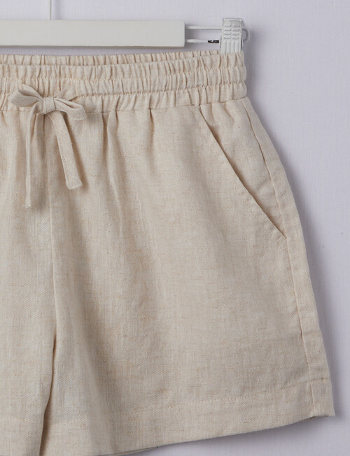 Switch Linen Blend Short, Natural product photo View 02 L