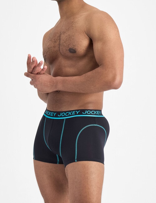 Jockey Performance Modal Trunk, Black & Jade product photo View 02 L