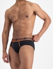 Jockey Performance Cotton Brief, Black product photo View 02 S