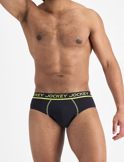 Jockey Performance Cotton Brief, Black product photo