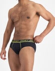 Jockey Performance Cotton Brief, Black product photo View 02 S