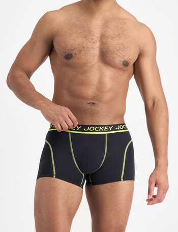 Jockey Performance Cotton Trunk, Black product photo