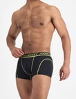 Jockey Performance Cotton Trunk, Black product photo View 02 S