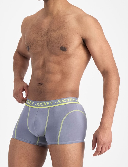 Jockey Performance Cotton Trunk, Paris Purple product photo View 02 L