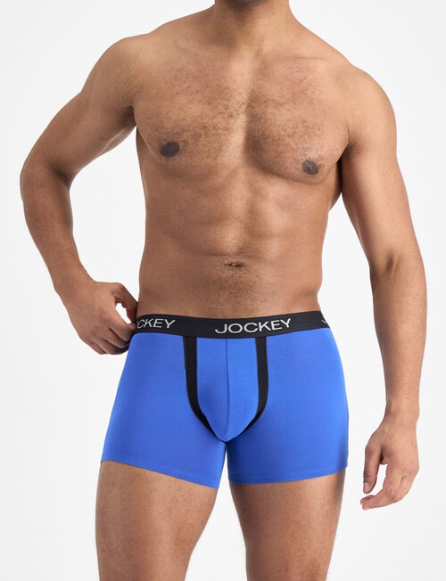 Jockey Chafe Proof Cotton Trunk, Sapphire Dust product photo