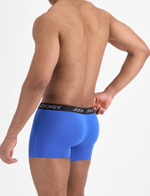 Jockey Chafe Proof Cotton Trunk, Sapphire Dust product photo View 03 L