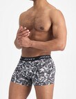 Jockey No Ride Up Cotton Print Trunk, Coral Collage product photo View 02 S