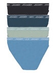 Jockey Brief, 4-Pack, Black Tie, Tide, Mermaid Ave & Serene product photo View 02 S