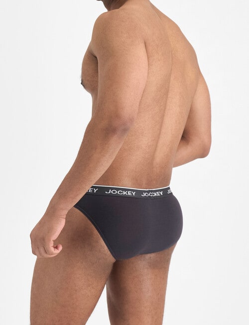 Jockey Brief, 4-Pack, Black Tie, Tide, Mermaid Ave & Serene product photo View 05 L