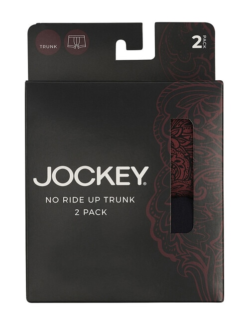 Jockey No Ride Up Trunk Gift Box, 2-Pack, Clay Red & Black product photo View 03 L