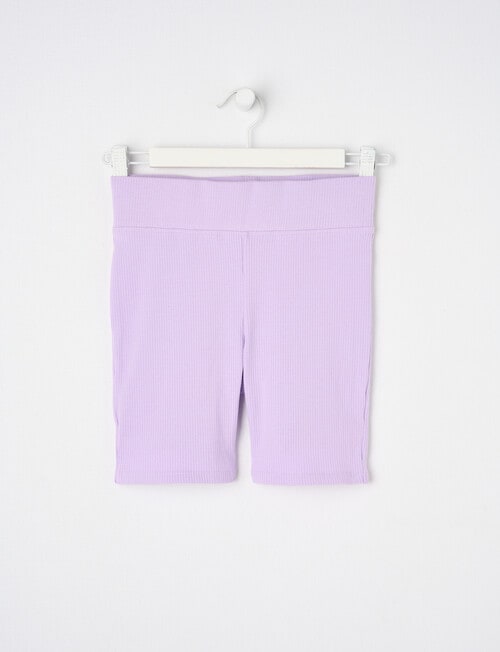 Switch Rib Bike Shorts, Lilac product photo