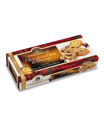 Campbells Choc Chip & Orange Fingers, 125g product photo