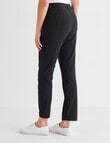 Ella J 7/8th Bengaline Pant, Black product photo View 02 S