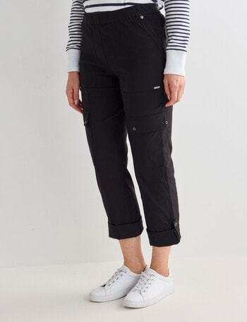 Line 7 Opal Roll Up Pant, Black product photo