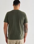 Kauri Trail Print T-Shirt, Khaki Marle product photo View 02 S