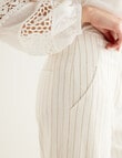 State of play Aria High Waist Pant, Cream product photo View 04 S