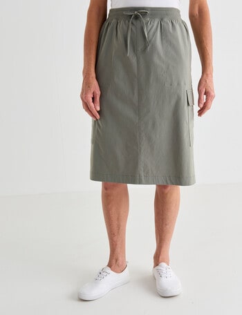 Ella J Cargo Skirt, Sage product photo