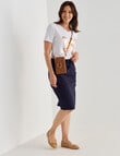 Ella J Cargo Skirt, Navy product photo View 03 S