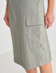 Ella J Cargo Skirt, Sage product photo View 04 S