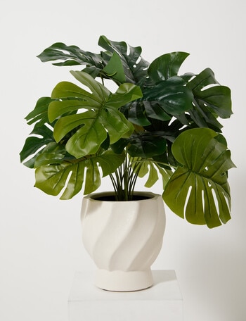 M&Co Lola Twist Planter, Sand product photo