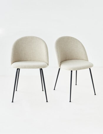 Marcello&Co Osaka Dining Chair, Bavo Beige, Set of 2 product photo