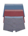 Jockey Comfort Stripe Trunk, 3-Pack, Clay Red, Dark Mist & Resort Stripe product photo View 02 S