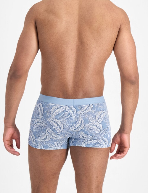 Jockey Comfort Print Trunk, 3-Pack, Dark Mist, Peppermint Smoke & Soft Tropics Print product photo View 11 L