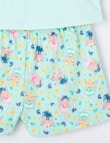 Sleep Mode Fairy Floss Friends Knit Short PJ Set, Mint, 2-8 product photo View 03 S