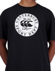 Canterbury Sport Dept Logo Short Sleeve T-Shirt, Jet Black product photo View 03 S