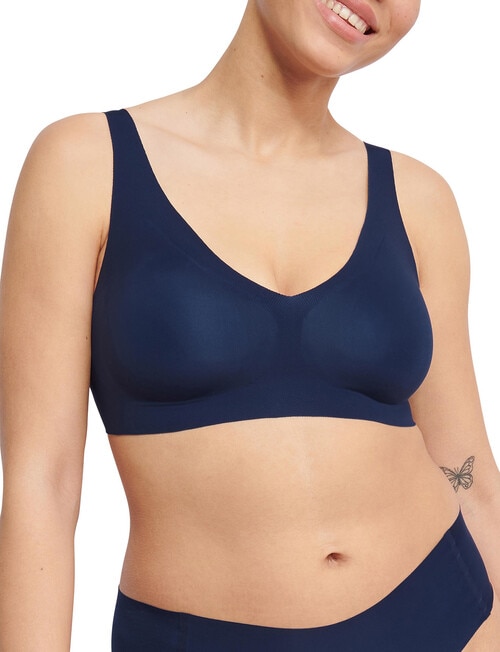 Sloggi Zero Feel Bralette, Navy, XS-L product photo View 03 L