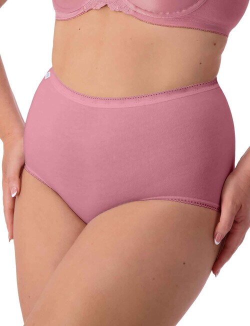 Sloggi Maxi Brief, 2-Pack, Raspberry & Rose Combo, 12-22 product photo View 05 L