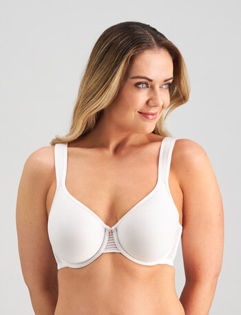 Fayreform Perfect Lines Contour Bra, White, D-GG product photo