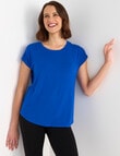 Bodycode Boxy Tee, Cobalt product photo