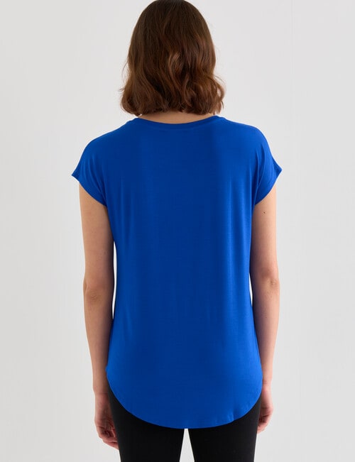 Bodycode Boxy Tee, Cobalt product photo View 02 L