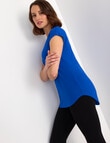 Bodycode Boxy Tee, Cobalt product photo View 03 S