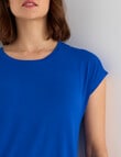 Bodycode Boxy Tee, Cobalt product photo View 04 S