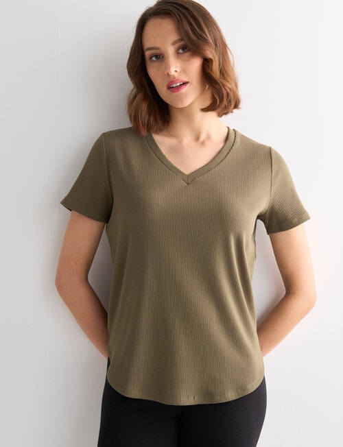 Bodycode Rib Boxy Tee, Elmwood product photo