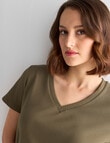 Bodycode Rib Boxy Tee, Elmwood product photo View 04 S