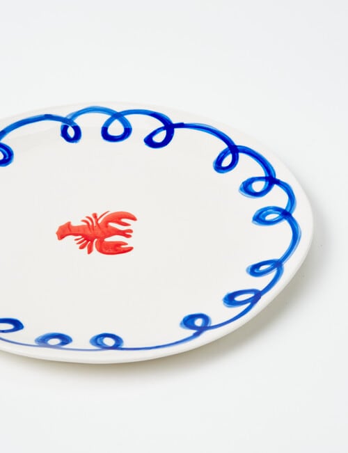 Bosa Coastal Lobster Side Plate, 20cm, Navy product photo View 02 L