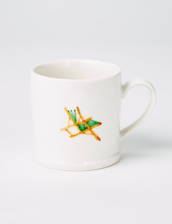 Bosa Coastal Deckchair Mug, 12cm, Cream product photo