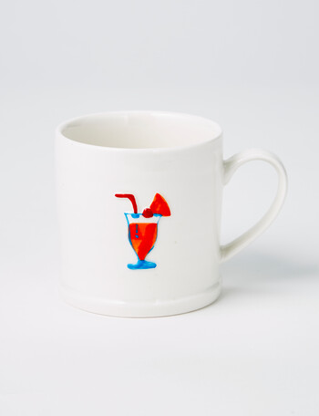 Bosa Coastal Cocktail Mug, 12cm, Cream product photo