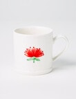 Bosa Coastal Pohutukawa Mug, 12cm, Cream product photo