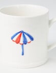 Bosa Coastal Umbrella Mug, 12cm, Cream product photo View 03 S