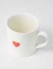 Bosa Coastal Heart Mug, 12cm, Cream product photo View 02 S