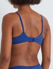 Perfects Be You Rib & Lace Push Up Bra, Twilight Blue, B-D product photo View 02 S