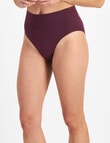 Berlei Understate Full Brief, Sangria Wine, S-3XL product photo View 02 S