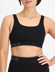 Berlei Active Seamless Scoop Crop, Black, S-3XL product photo