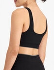 Berlei Active Seamless Scoop Crop, Black, S-3XL product photo View 03 S